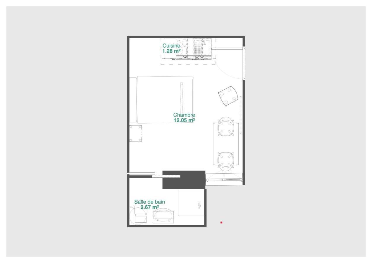 Studio Calme, Lumineux, Wifi, 1.5 Km Du Front De Mer Apartment แซงต์-นาแซร์ ภายนอก รูปภาพ